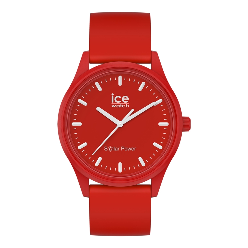 Hodinky ICE solar power-Red sea-Medium-3H