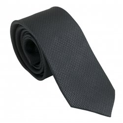 Hedvábná kravata Uomo Dark Grey
