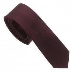 Hedvábná kravata Uomo Burgundy