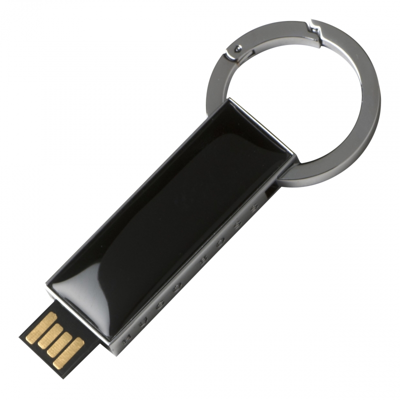 USB klíčenka Essential Shiny Black 16Gb