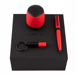 Sada Gear Matrix Red (kuličkové pero, klíčenka & speaker)