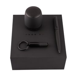 Sada Gear Matrix Black (kuličkové pero, klíčenka & speaker)