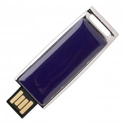 USB klíčenka Zoom azur 16Gb
