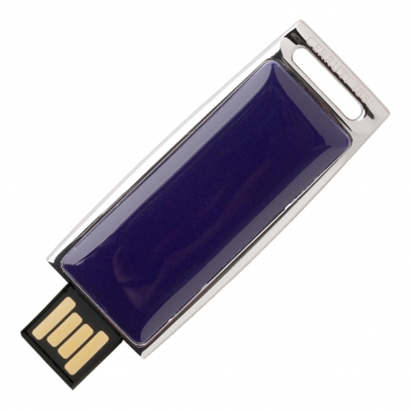 USB klíčenka Zoom azur 16Gb