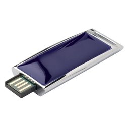 USB klíčenka Zoom azur 16Gb