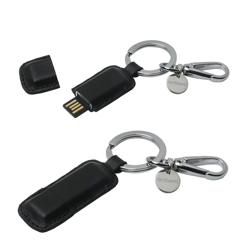 USB v kůži London Noir 8GB