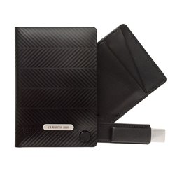 kožené pouzdro na vizitky/karty s USB Essence