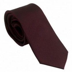 Hedvábná kravata Uomo Burgundy