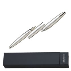 plnící a kuličkové pero Double Spin Silver