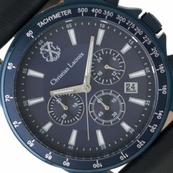 Hodinky s chronografem Textus Leather Grey