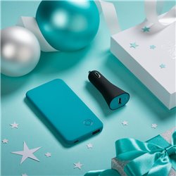 Sada: powerbanka TRIO 4000 mAh & nabíječka do auta RUBBY